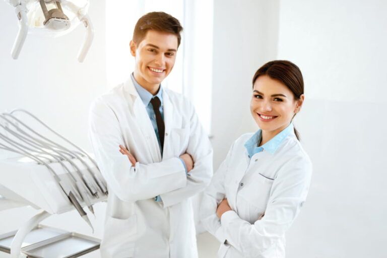 Dental Doctors Working In Dentistry Clinic