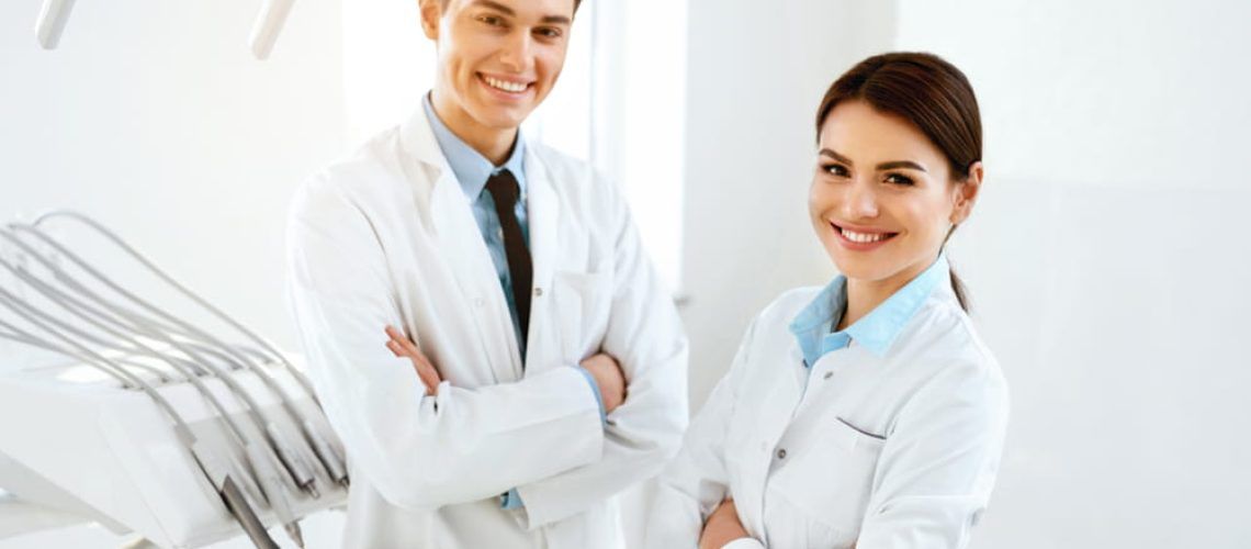 Dental Doctors Working In Dentistry Clinic